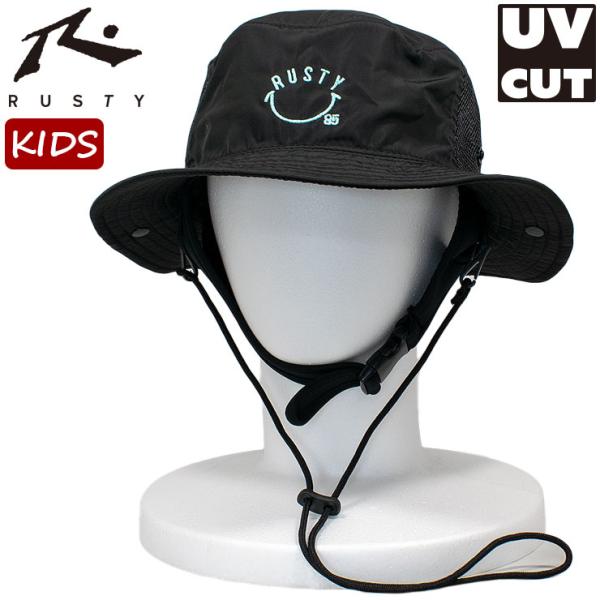 RUSTY キッズハット 964906 ビーチハット SURF HAT 帽子 マリンハット ニコちゃ...