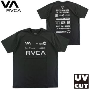 メンズ サーフT RVCA ルーカ ラッシュガード UVカット 半袖 スイムウェア Tシャツ 水陸両用 ハイブリット ルカ BD041853の商品画像