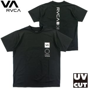 RVCA ルーカ メンズ ラッシュガード UVカット 半袖 スイムウェア Tシャツ 水陸両用 ハイブリット ルカ BE041804｜daysstore