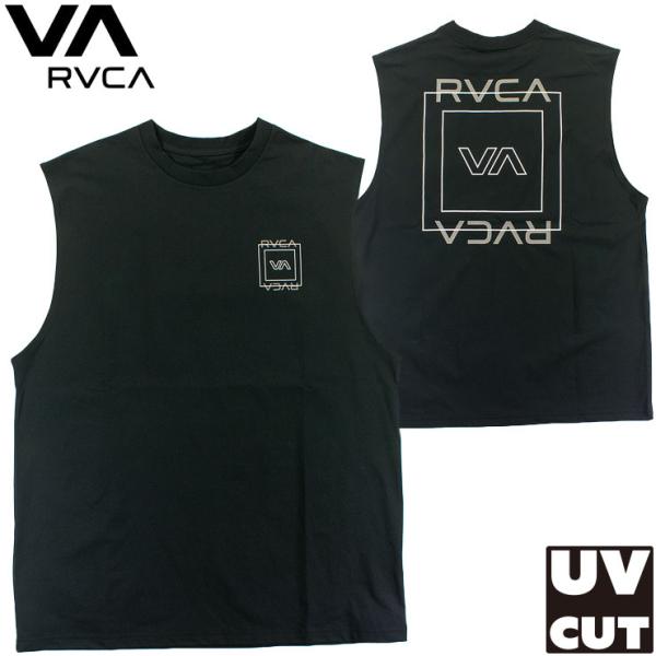ルーカ メンズ ラッシュガード RVCA タンクトップ UVカット UPF50+ ノースリーブ 水陸...