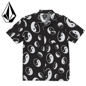 ボルコム メンズ シャツ S/S SHIRTS 半袖シャツ 総柄 陰陽マーク スケートボード サーフブランド ヴォルコム VOLCOM A0422400｜daysstore