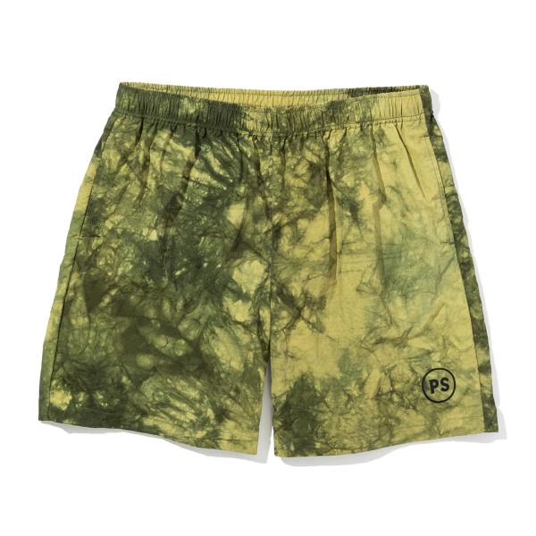 POLER STUFF ポーラー TIE DYE HYBRID SHORTS GREEN TIE D...
