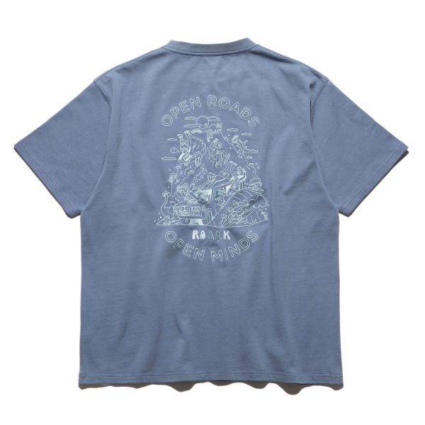 ROARK REVIVAL &quot;ROAD TRIP CLUB&quot; 9.3oz H/W TEE SLATE...