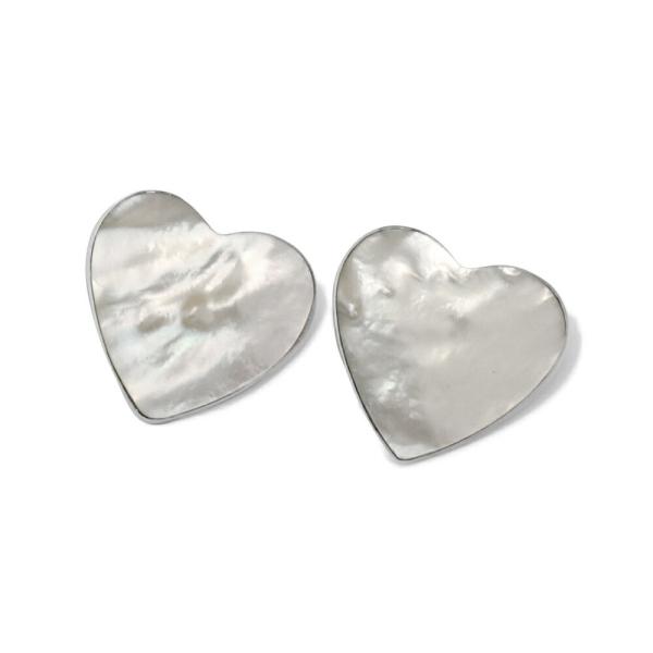 ANNIKA INEZ アニカイネズ パールハートピアス ラージ イヤリング Pearl Heart...