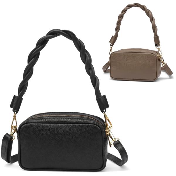 [早期割引]MARCO BIANCHINI マルコビアンキーニ 本革 2WAYショルダーミニバッグ ...