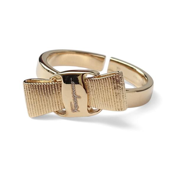 FERRAGAMO フェラガモ ヴァラリング ボウリング VARA BOW RING 760545 ...