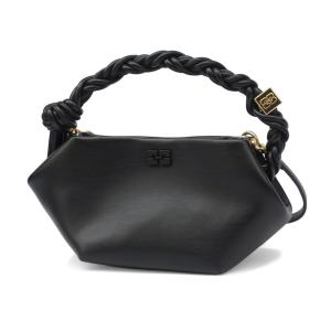 GANNI ガニー 2WAYレディースレザーバッグ ボウバッグミニ Ganni Bou Bag Mini Black 099 A5379｜daytripper