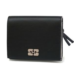 GANNI ガニー レディース財布 ウォレット Bou Trifold BLACK 099 A5388｜daytripper