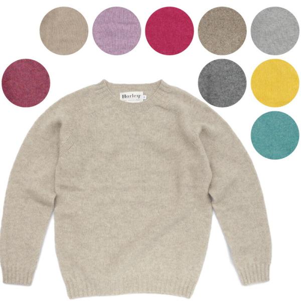 Harley of Scotland ハーレーオブスコットランド クルーネックセーター レディース ...