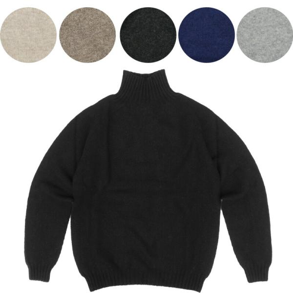 Harley of Scotland ハーレーオブスコットランド メンズ サドルショルダーモックネッ...