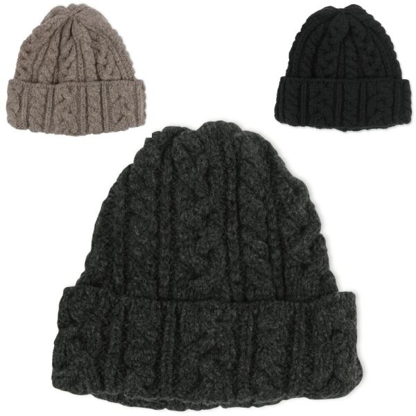 Highland2000 ラムウールボブキャップ 100%ラムズウール Lambswool ニットキ...