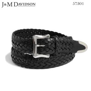 J＆M DAVIDSON メッシュベルト BLACK ブラック 30mm ENVELOPE BUCKLE TIP END 30MM TIN PLATED BELT BENT-0TP-AN30 57301 9990 黒 ジェイアンドエム｜daytripper