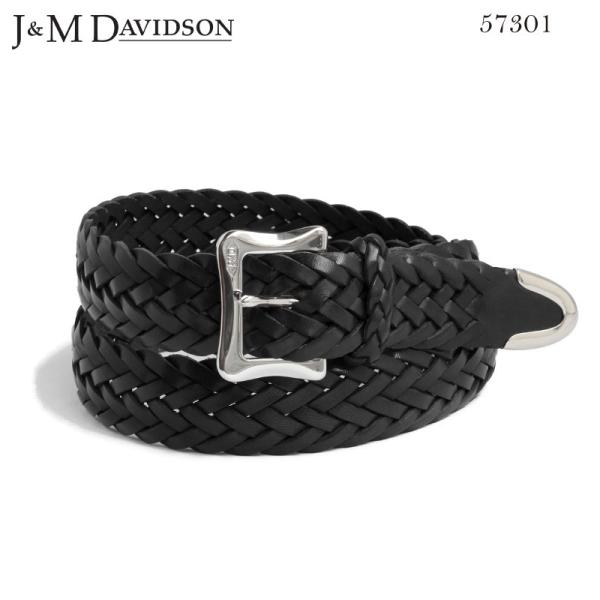 J＆M DAVIDSON メッシュベルト BLACK ブラック 30mm ENVELOPE BUCK...
