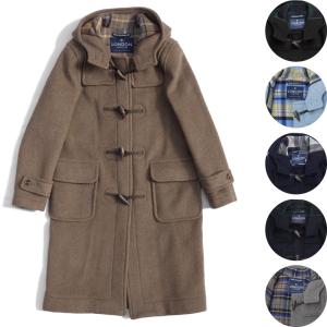 LONDON TRADITION ロンドントラディション M11 LT01 LT60 レディースダッフルコート LADIES DUFFLE COAT メルトン ロング丈 ウール チェック｜daytripper