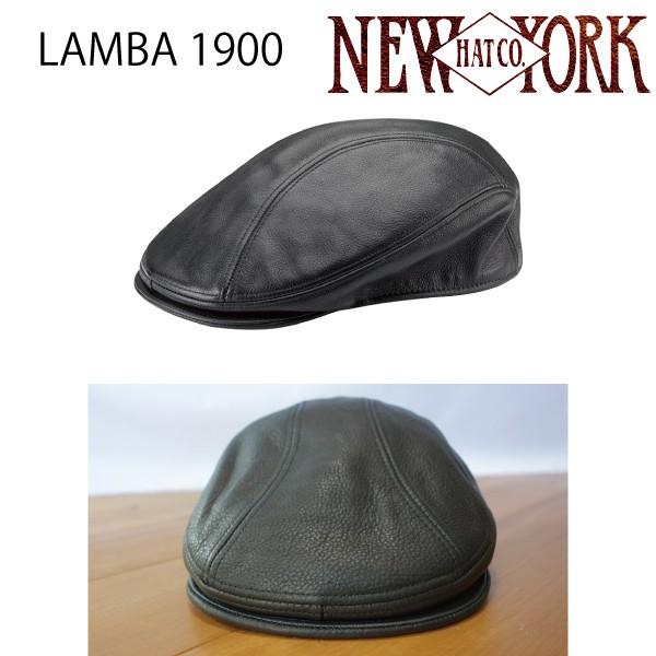 NEW YORK HAT ニューヨークハット レザードライバーキャップ  LAMBA 1900 男 ...