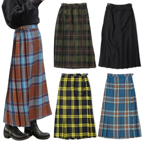 O'NEIL OF DUBLIN オニールオブダブリン キルトスカート 5083W 83cm丈 レデ...