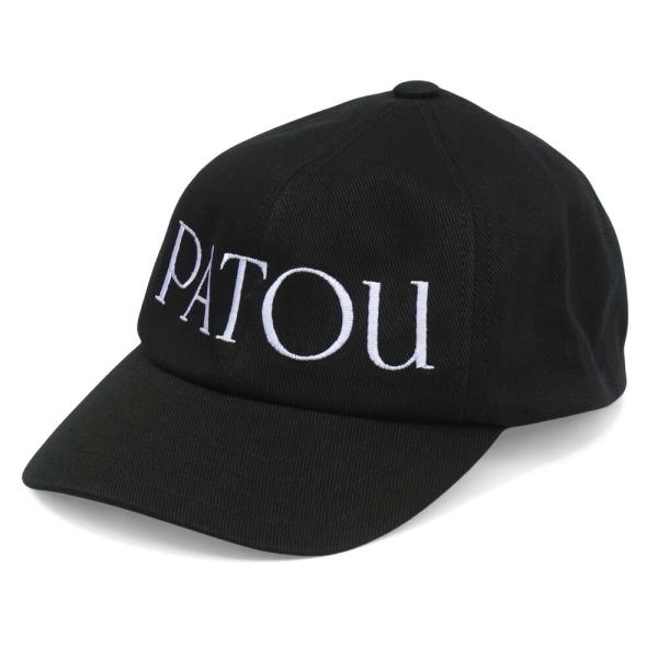 PATOU パトゥ コットンパトゥキャップ 帽子 日よけ ブラック AC0400132999B 01...