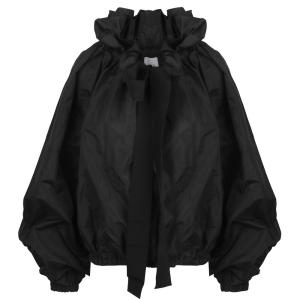 PATOU（パトゥ） クルーネックニットセーター 長袖 ブラック KN1108080