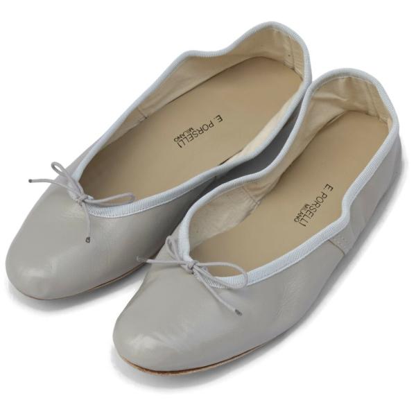 PORSELLI ポルセリ レディース バレエシューズ ライトグレー BALLERINE 95 PE...