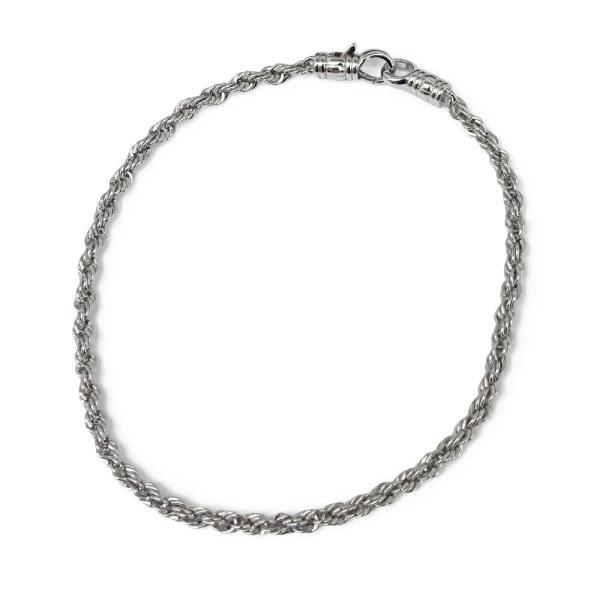 TOM WOOD トムウッド ロープブレスレット ユニセックス Rope Bracelet シルバー...
