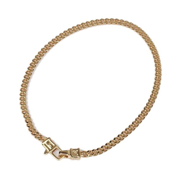 TOM WOOD トムウッド カーブブレスレットM ユニセックス Curb Bracelet M ゴ...