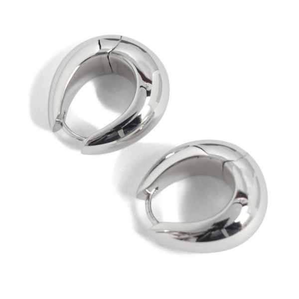TOM WOOD トムウッド アイスフープピアス ミディアム Ice Hoop Medium シルバ...