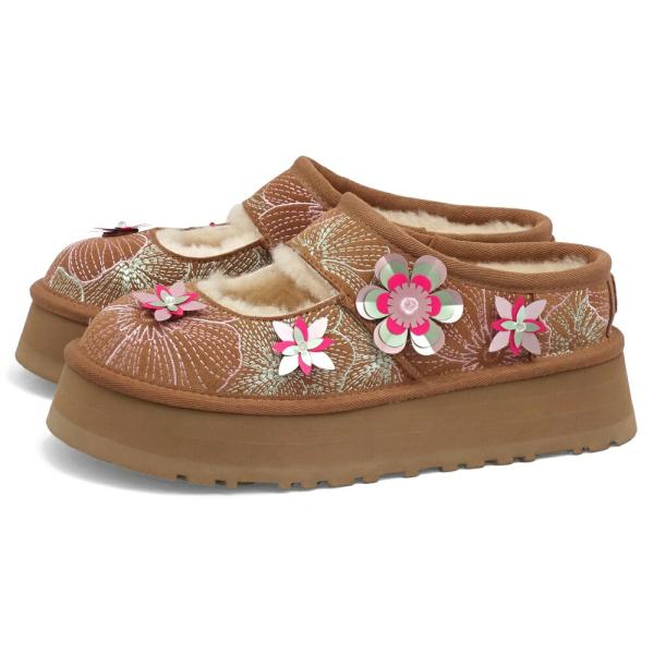 UGG アグ レディース スエード厚底シューズ ビー メリー ジェーン メドウ Bea Mary J...