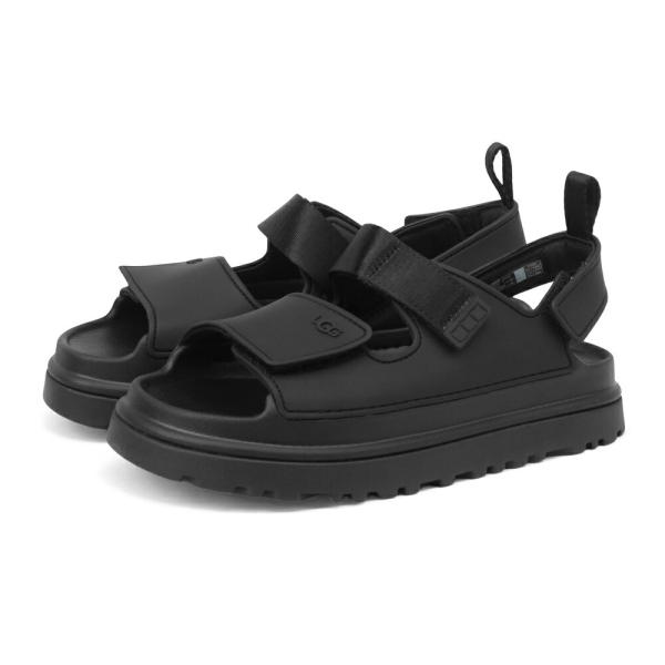 UGG アグ キッズ ゴールデングロウ GoldenGlow 厚底サンダル Sandal BLACK...