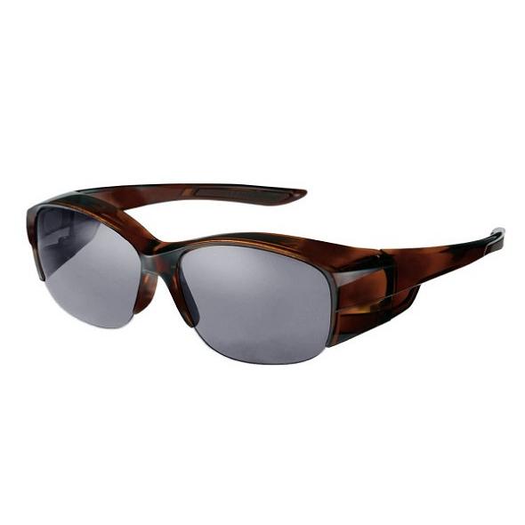 OG5-0751　SWANSオーバーグラス 　カラー:DMBR　シルバーミラー×偏光スモークレンズ　...