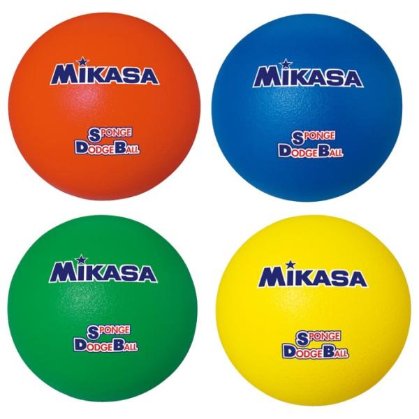 MIKASA（ミカサ）　STD18-R/BL/G/Y　スポンジドッジボール 135g　カラー/全4色...