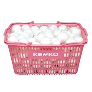 ケンコー KENKO ケンコーソフトテニスボールかご入りセット 公認球白10