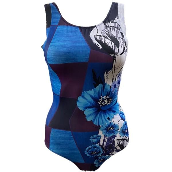 WD-455268　npフィットネス水着　そで美人　シェイプワンピース　総裏地　女性用　サイズ/7~...