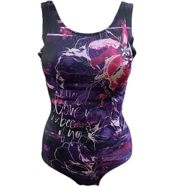 WD-455393　npフィットネス水着　そで美人　シェイプワンピース　総裏地　女性用　サイズ/7~...