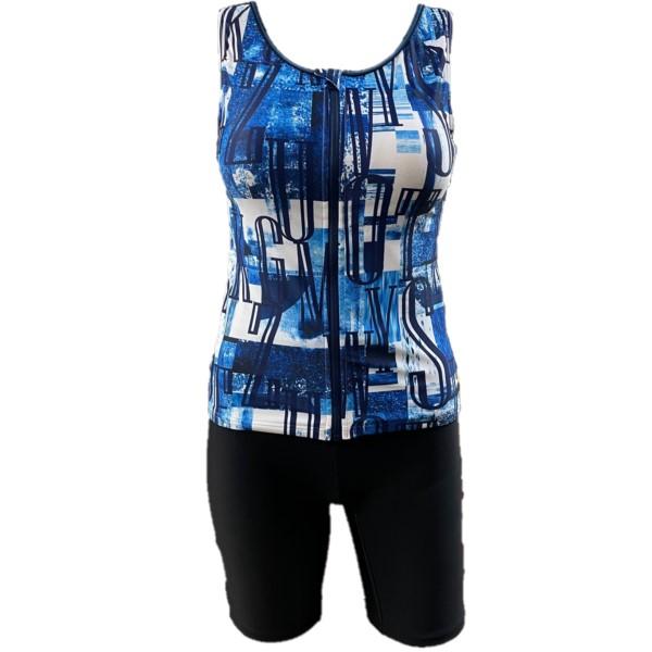 WN-455589 npフィットネス水着　スナップ付きセパレート　総裏地　女性用　サイズ/7号〜15...