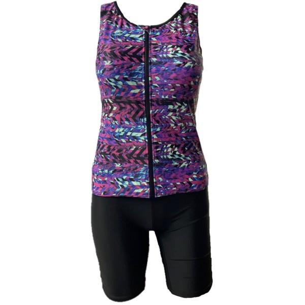 WN-565425 npフィットネス水着　スナップ付きセパレート　総裏地　女性用　サイズ/9号〜15...