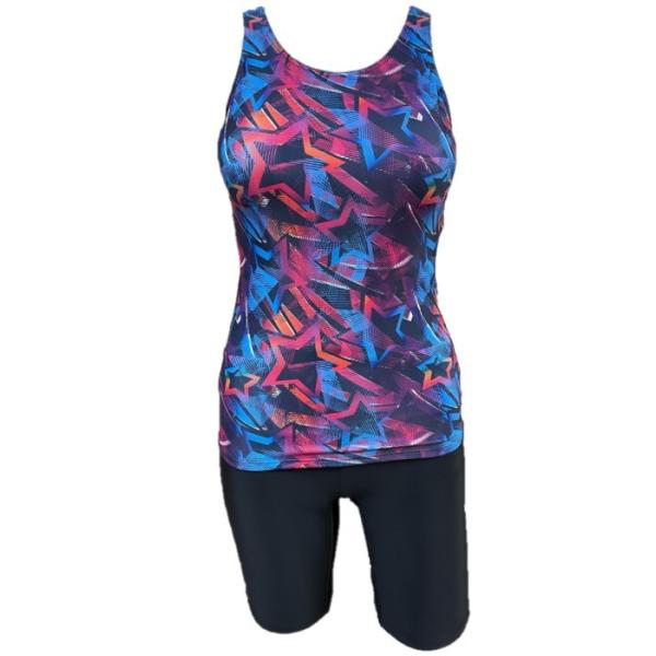 WS-235611 npフィットネス水着　ファスナー無しセパレート　総裏地　女性用　サイズ/9号〜1...