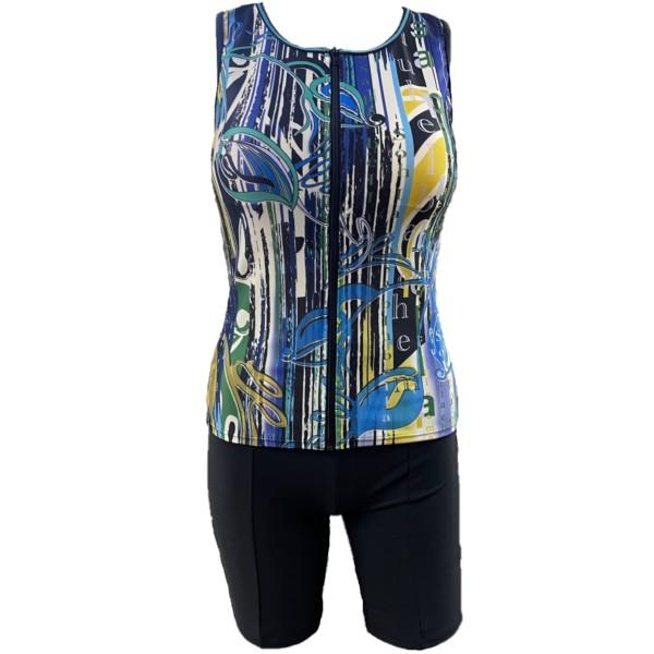 WT-527110 npフィットネス水着　U首セパレート　総裏地　女性用　サイズ/7号〜15号　メー...