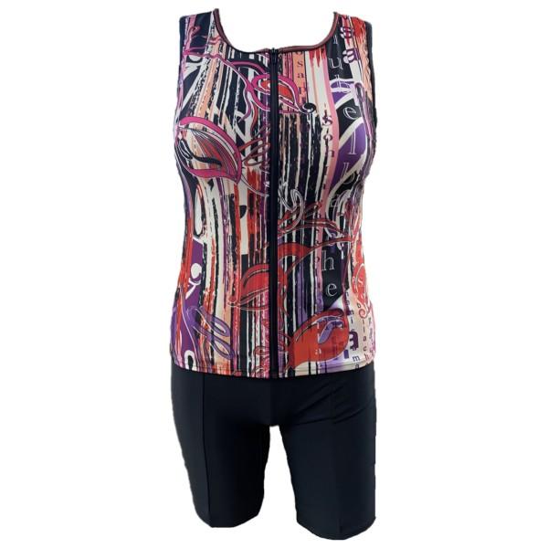 WT-527125 npフィットネス水着　U首セパレート　総裏地　女性用　サイズ/7号〜15号　メー...