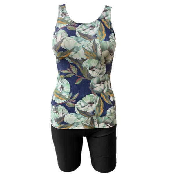 WX-525126 npフィットネス水着　ファスナー無しセパレート　総裏地　女性用　サイズ/7号〜1...