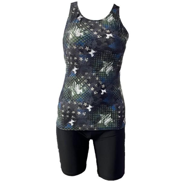 WX-565226 npフィットネス水着　ファスナー無しセパレート　総裏地　女性用　サイズ/7号〜1...