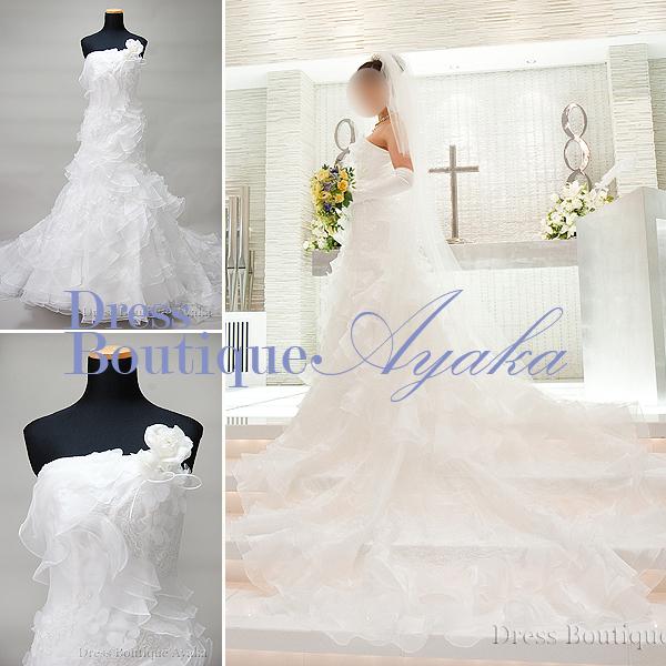 クラウディア【お家de試着可】 マーメイドライン 7号 ワンオーナー クリーニング済