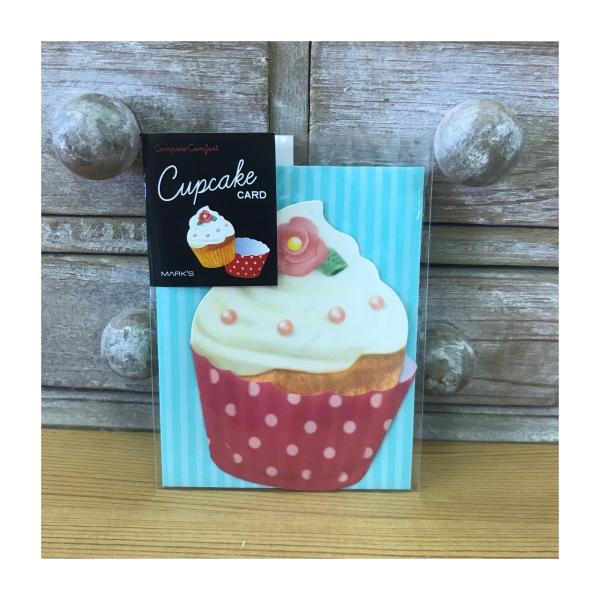 アウトレット品70％OFF！ミニカード・カップケーキ  ミルククリーム【ネコポス便可〇】