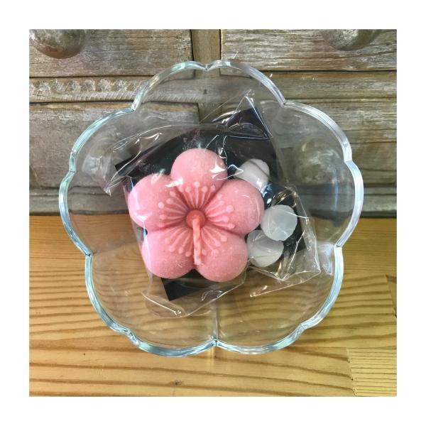 フラワーキャンドル　うめ　【ネコポス便不可×】