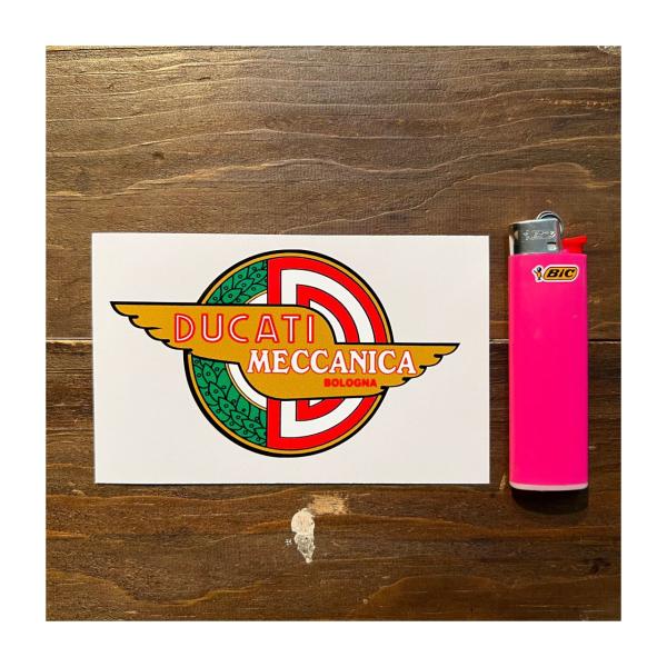 【ネコポス便発送可能】ドゥカティステッカー Ducati Meccanica Bologna Thi...