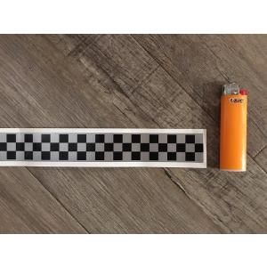 【ネコポス発送可能】英国バイクステッカー Chequered Tape Checkered Chec...