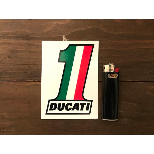 【ネコポス発送可能】ドゥカティステッカー Ducati No.1Later Style Sticke...