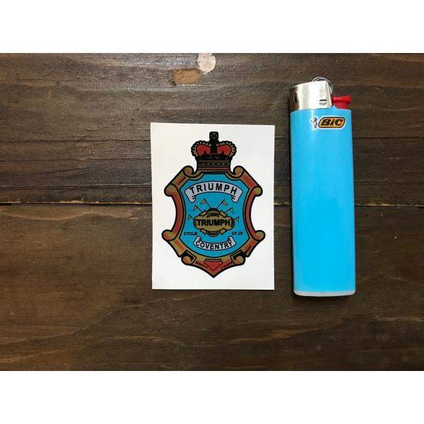 【ネコポス発送可能】トライアンフステッカー Triumph Coventry Cycle Bicyc...
