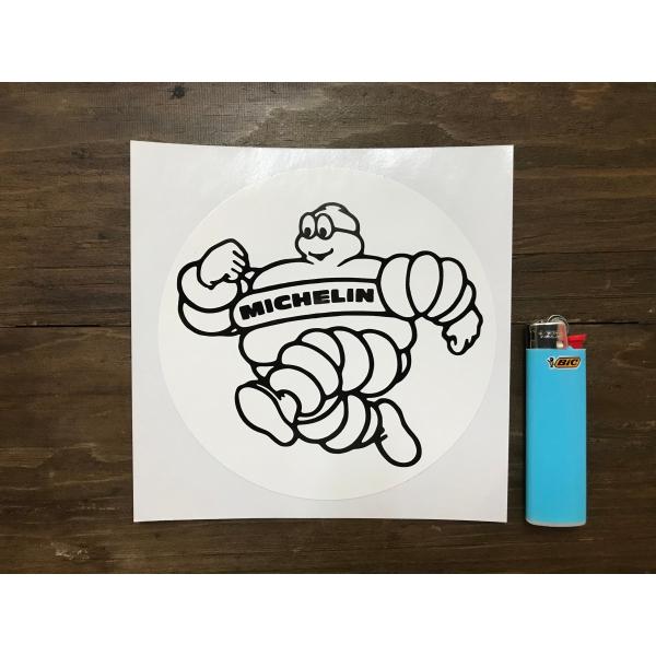 【ネコポス発送可能】英国バイクステッカー Michelin Bibendum Cartoon Run...