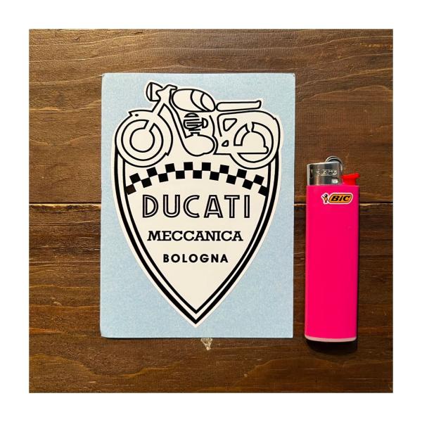 【ネコポス発送可能】ドゥカティステッカー Ducati Meccanica Bologna Shie...