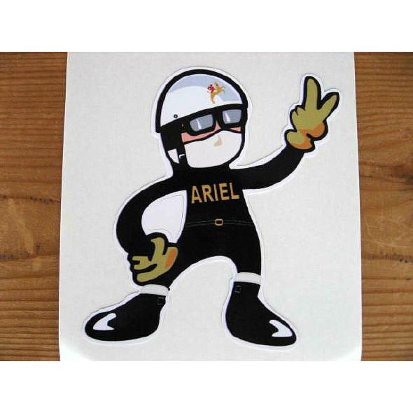 【ネコポス発送可能】Arielステッカー Ariel Rider Pudding Basin 2 F...